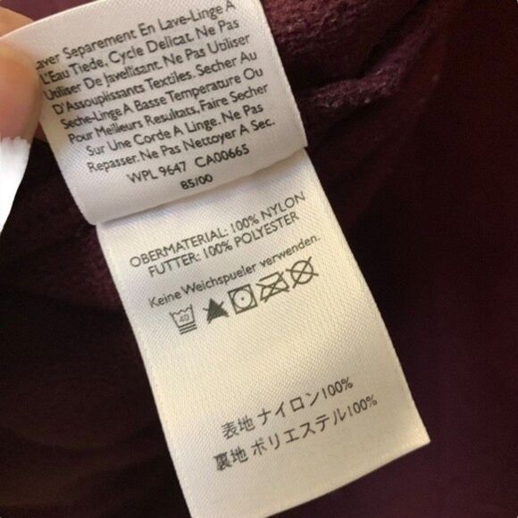 Eddie Bauer Plum Quilted Zipper Button Combo Vest Size XL - Picture 8 of 10